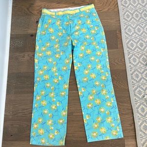 Lilly Pulitzer Vintage White label pants sz 14